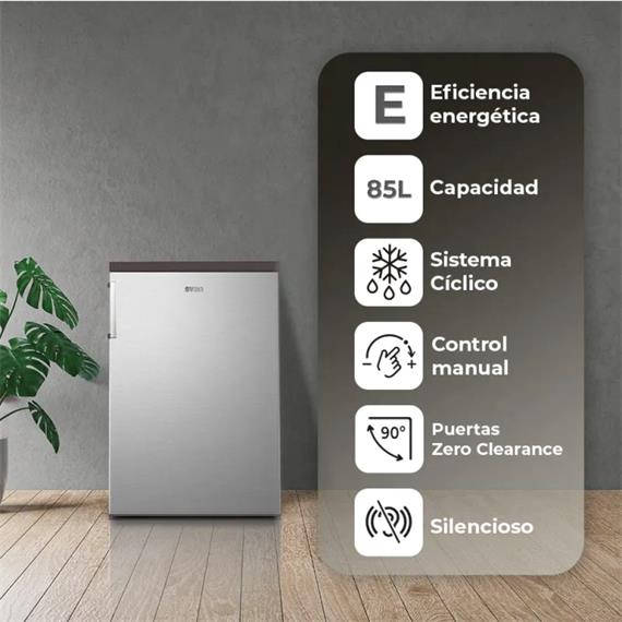 Svan SCV855500EX Congelador 84,5x56cm Inox EF.