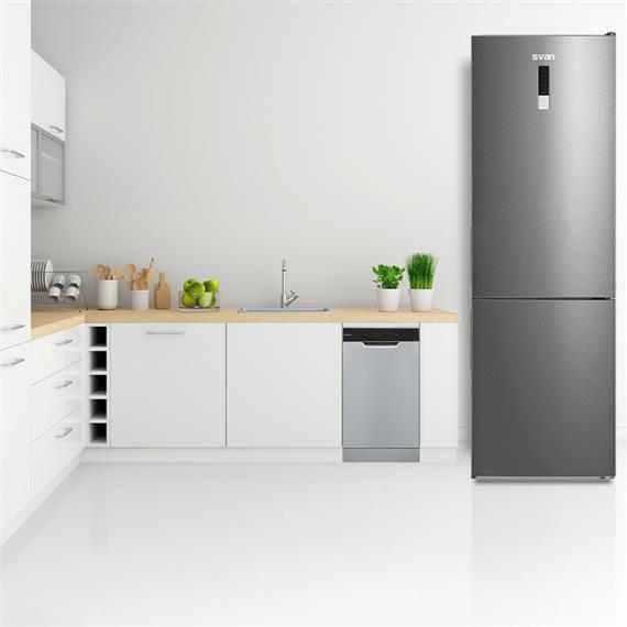 Svan SC188603ENFDX Frigorífico Combi Inox