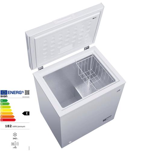 Svan SCH1501EDC Congelador Horizontal 142L Display Blanco