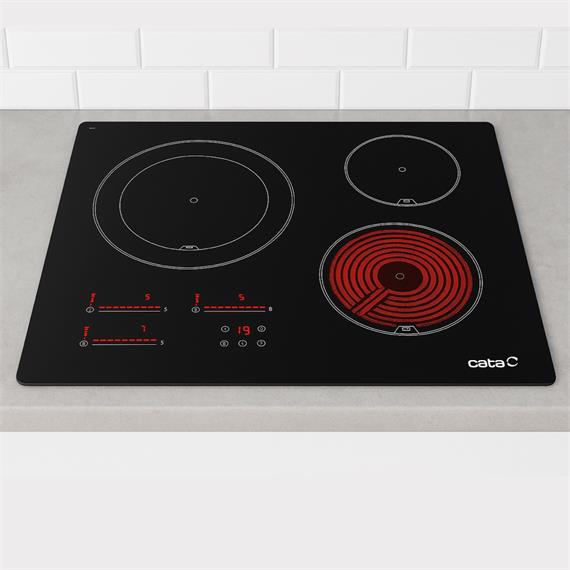 Cata TDM 6003 Vitroceramica 3F Negra