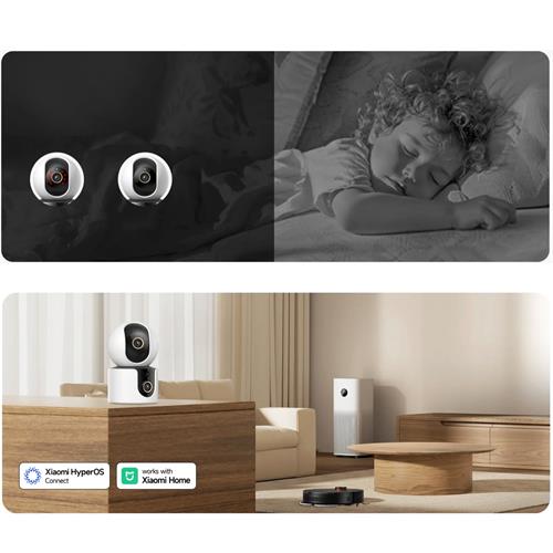 Xiaomi C500 Dual IP/WIFI Cámara Seguridad con Doble Lente