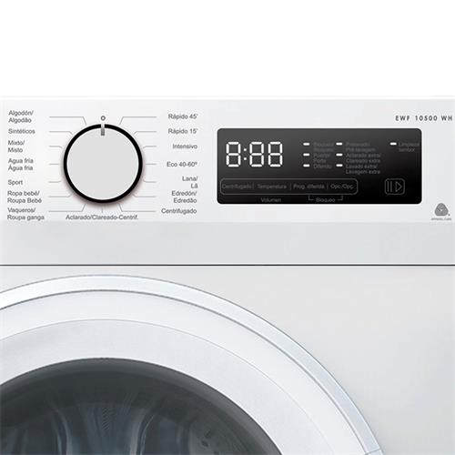 Edesa EWF-10500WH Lavadora 10KG 1500RPM Clase B