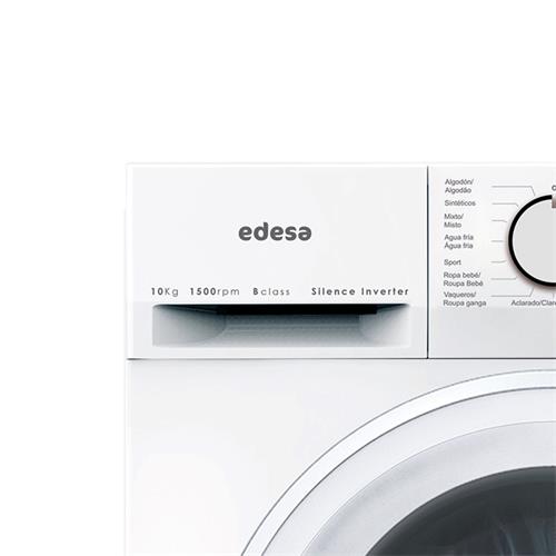 Edesa EWF-10500WH Lavadora 10KG 1500RPM Clase B