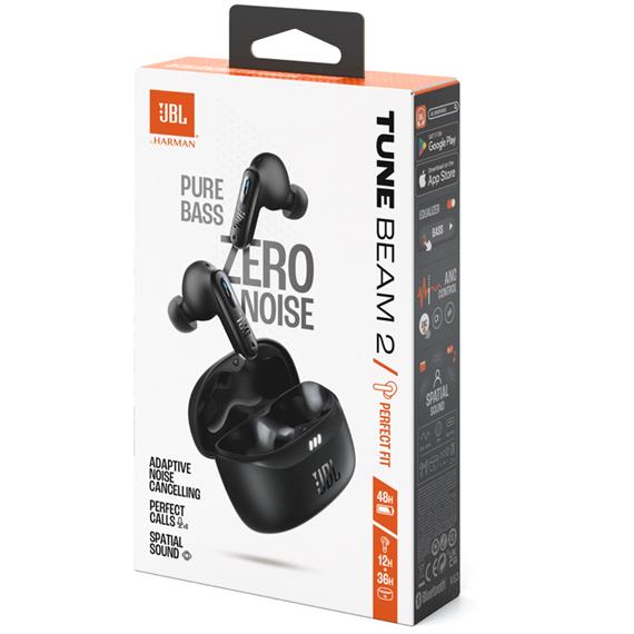 Jbl Tune Beam 2 Auricular Inalámbrico con Cancelación de Ruido Negro