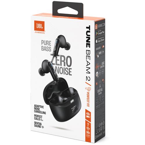 Jbl Tune Beam 2 Auricular Inalámbrico con Cancelación de Ruido Negro