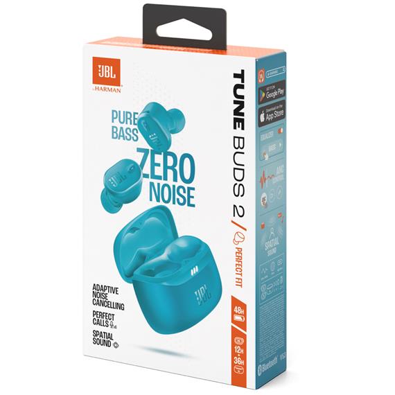 Jbl Tune Buds 2 Auricular Inalámbrico Cancelación Ruido Teal