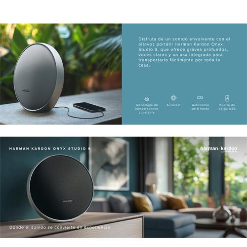 Harman Kardon Onyx Studio 9 Altavoz Inalámbrico Portátil Gris