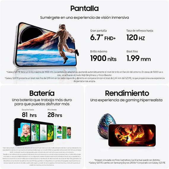 Samsung Galaxy S24 FE 5G 8GB 128GB Graphite
