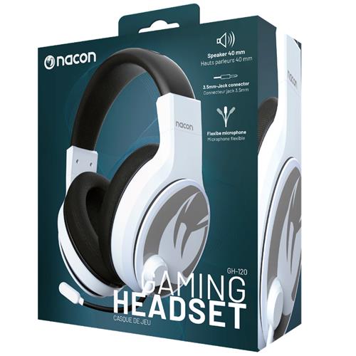 Nacon Auriculares Gaming Estereo Blancos (PCGH-120W)