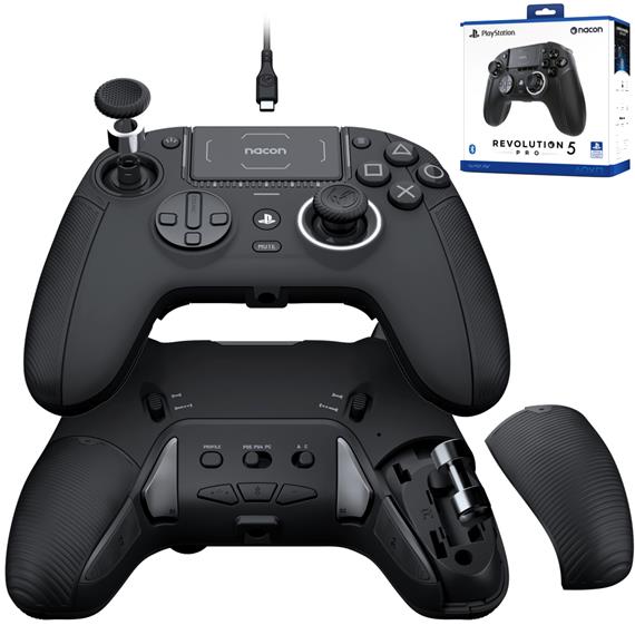 Nacon Mando Revolution 5 Pro Oficial para Playstation 5 Negro (PS5RP5SPPT)