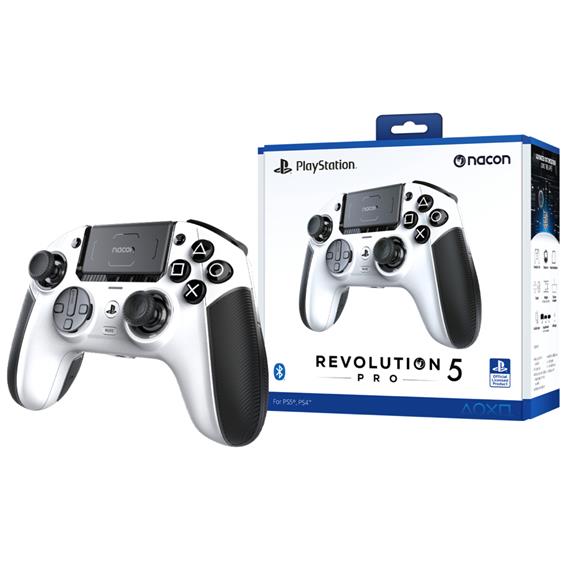 Nacon Mando Revolution 5 Pro Oficial para Playstation 5 Blanco (PS5RP5WSPPT)