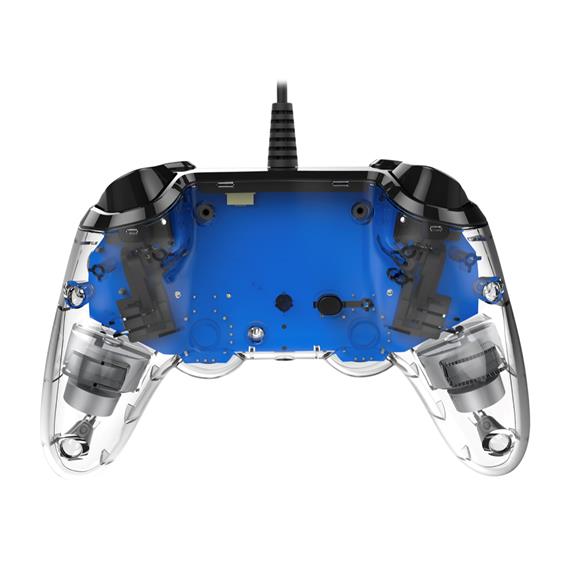 Nacon Mando Oficial Playstation PS4 Compact Azul Transparente (PS4OFCPADCLBLUE)