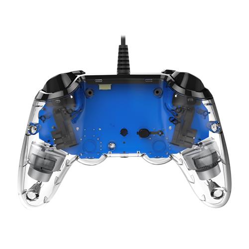 Nacon Mando Oficial Playstation PS4 Compact Azul Transparente (PS4OFCPADCLBLUE)