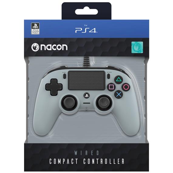 Nacon Mando Oficial Playstation PS4 Compact Gris (PS4OFCPADGREY)