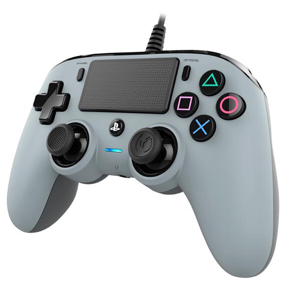 Nacon Mando Oficial Playstation PS4 Compact Gris (PS4OFCPADGREY)