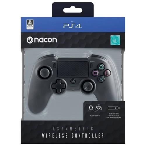 Nacon Mando Asimétrico Inalámbrico Oficial Playstation 4 Negro (PS4OFPADWLBLACK)