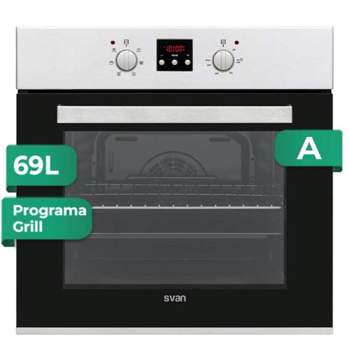 Svan  SHM6701DX Horno Multifunción Display 69L Inox
