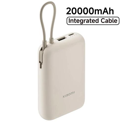 Xiaomi Powerbank 20.000 mAh 33W con Cable Integrado Tan Beige (BHR8851GL)
