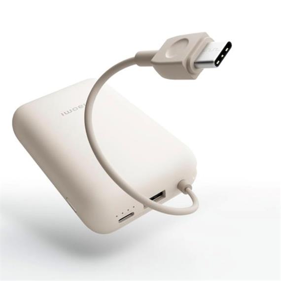 Xiaomi Powerbank 20.000 mAh 33W con Cable Integrado Tan Beige (BHR8851GL)