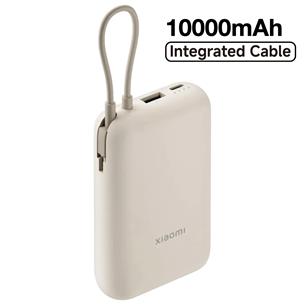 Xiaomi Powerbank 10.000 mAh 33W  Con Cable Integrado Tan Beige (BHR9072GL)