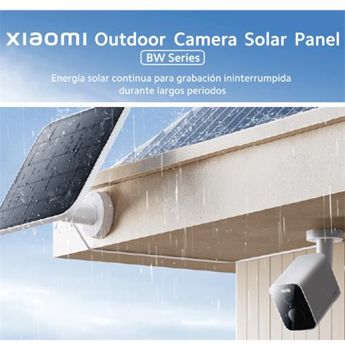 Xiaomi Panel Solar para Cámaras De Vigilancia 5W, Cable USB-C 3m (BHR8352GL)