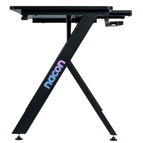 Nacon Escritorio Gaming con LEDs RGB y acabado Fibra de Carbono (PCGD-RGB)