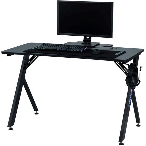 Nacon Escritorio Gaming con LEDs RGB y acabado Fibra de Carbono (PCGD-RGB)