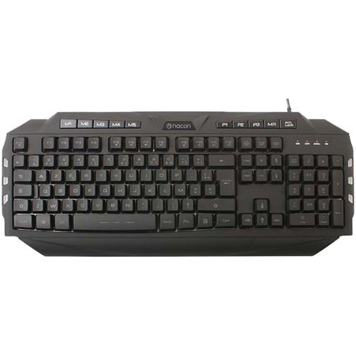 Nacon Teclado Gaming con Teclas de Macro y Retroiluminación (PCCL-200ES)