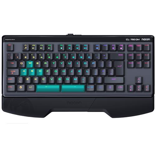 Nacon Teclado Mecánico Gaming con Iluminacón RGB (PCCL-750OMSP)