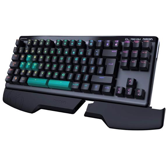 Nacon Teclado Mecánico Gaming con Iluminacón RGB (PCCL-750OMSP)