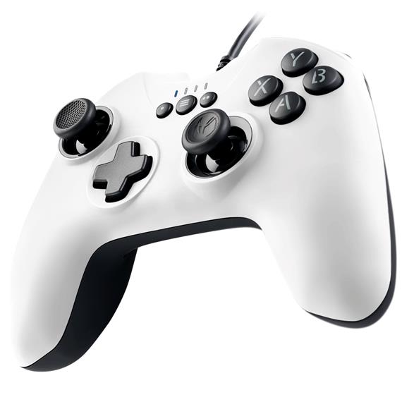 Nacon Mando con Cable para PC con Vibración Blanco (PCGC-100WHI)