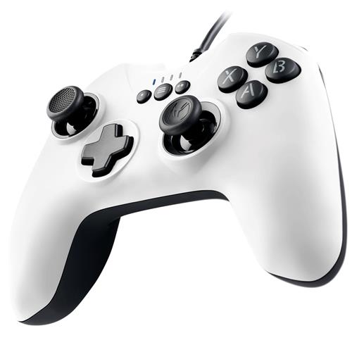 Nacon Mando con Cable para PC con Vibración Blanco (PCGC-100WHI)
