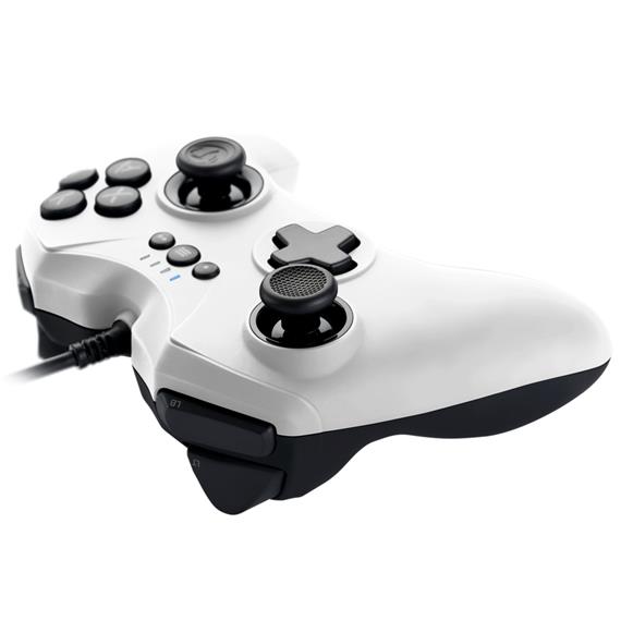 Nacon Mando con Cable para PC con Vibración Blanco (PCGC-100WHI)