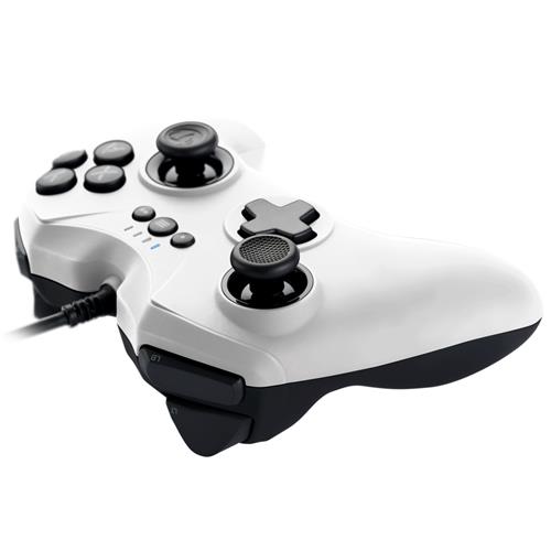 Nacon Mando con Cable para PC con Vibración Blanco (PCGC-100WHI)