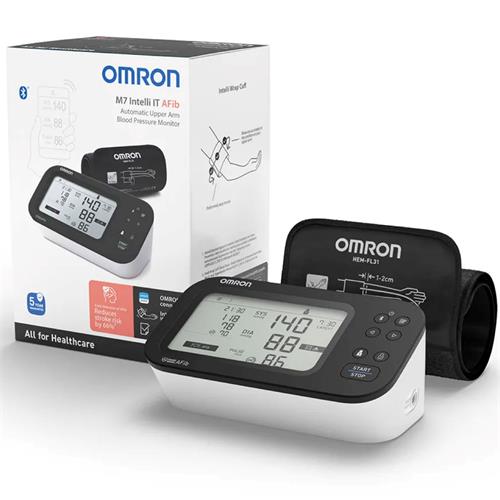 Omron M7 Intelli IT AFib Tensiómetro Bluetooth HEM-7380T1