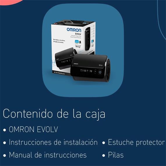 Omron Evolv Tensiómetro Bluetooth Hem-7600T