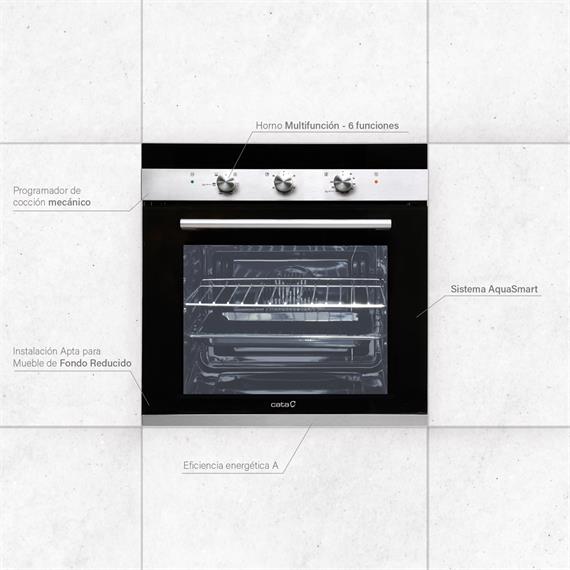 CATA CM760AS 6F BK HORNO