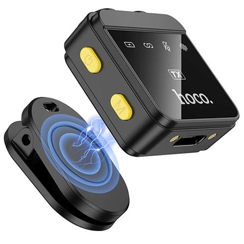 Hoco L17 Micrófono Doble Lavalier Inalámbrico con USB-C y Lightning