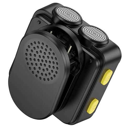 Hoco L17 Micrófono Doble Lavalier Inalámbrico con USB-C y Lightning