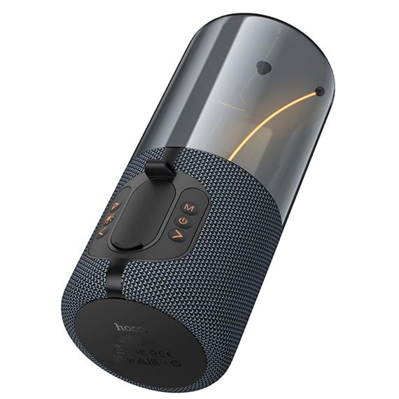 Hoco BS64 Rocker Altavoz Inalámbrico 5W con Filamento de Luz Gris