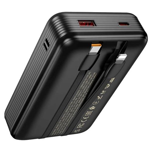 Powerbank Hoco Q37A 22.5W+PD20W 20.000 mAh con Cables USB-C y Lightning