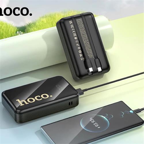 Powerbank Hoco Q37A 22.5W+PD20W 20.000 mAh con Cables USB-C y Lightning