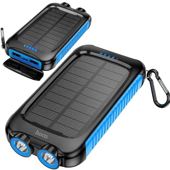 Powerbank Hoco DB51 con Panel Solar 8.000 mAh y Luz LED