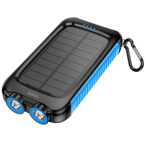 Powerbank Hoco DB51 con Panel Solar 8.000 mAh y Luz LED