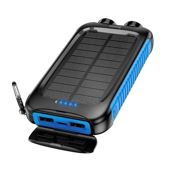Powerbank Hoco DB51 con Panel Solar 8.000 mAh y Luz LED