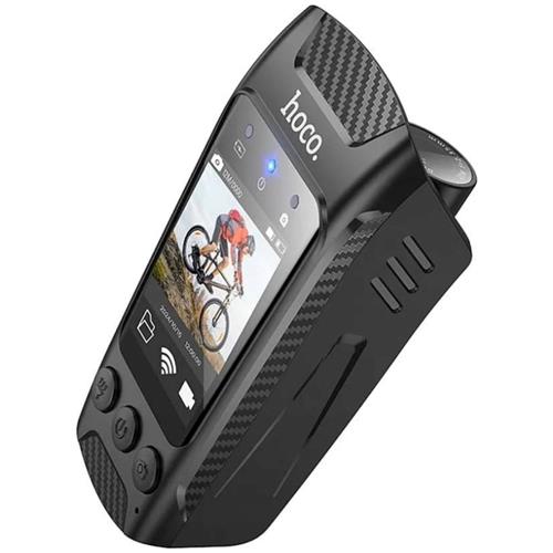 Hoco DV104 Cámara 4K con pantalla y luz LED para Bicicleta o Moto