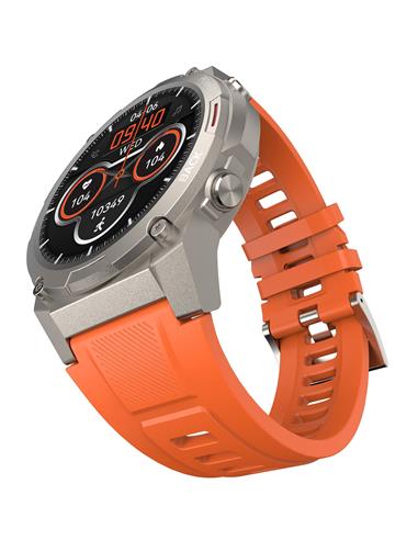 Future Go Mix 2 Smartwatch con llamadas Titanio/Naranja