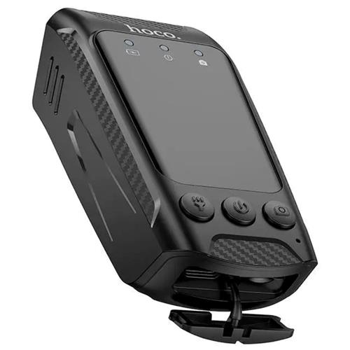 Hoco DV104 Cámara 4K con pantalla y luz LED para Bicicleta o Moto