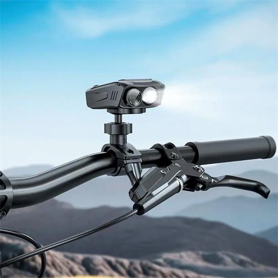 Hoco DV104 Cámara 4K con pantalla y luz LED para Bicicleta o Moto