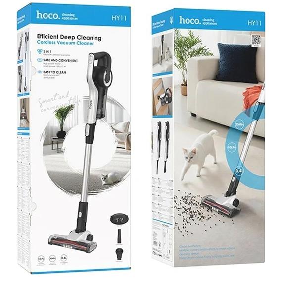 Hoco HY11 Aspiradora Escoba 150W Recargable, 3 en 1